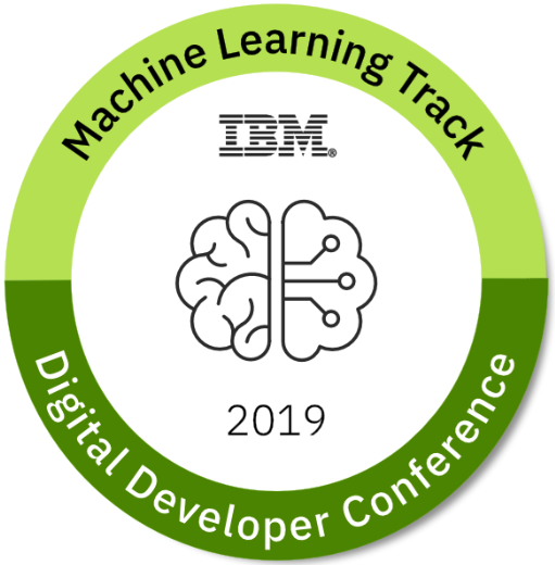 IBM Digital Developer Conference: Machine Learning Track 2019